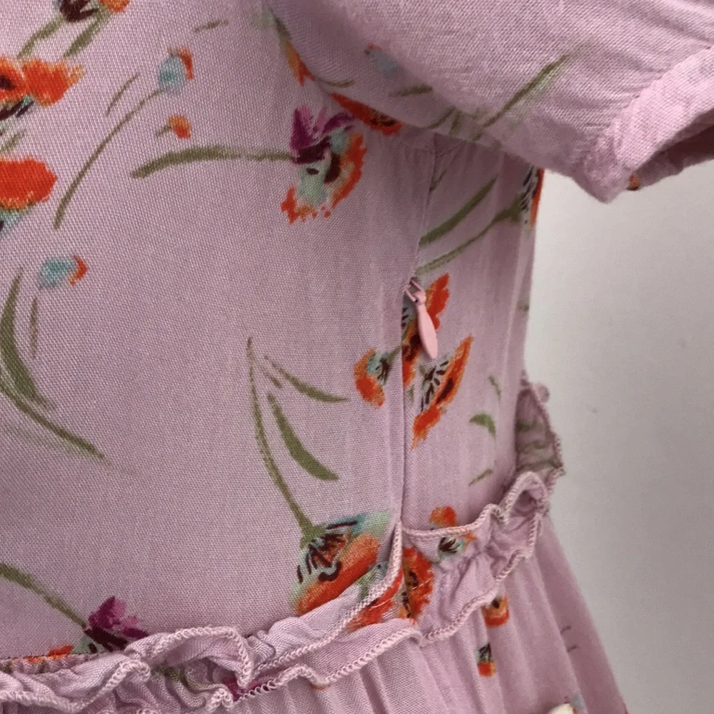 Pink Maxi Floral Dress - Picture 4 of 8